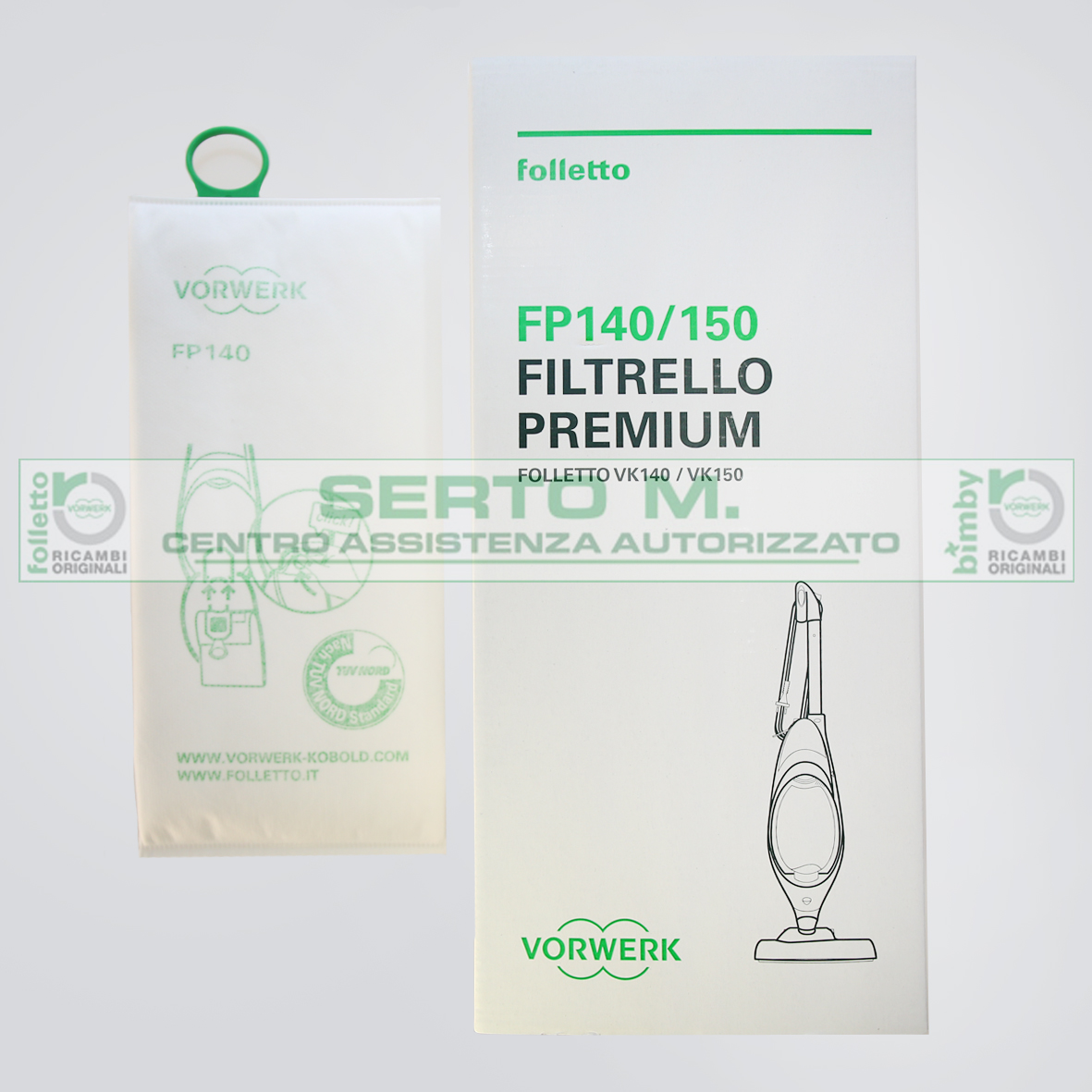 SACCHETTI FOLLETTO VK140/150 - Assistenza Folletto Bimby Caltanissetta